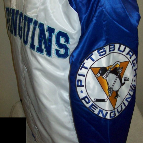 PITTSBURGH PENGUINS NHL Starter Snap Down Jacket - Picture 3 of 10